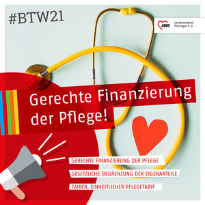 Gerechte Finanzierung der Pflegeversicherung!