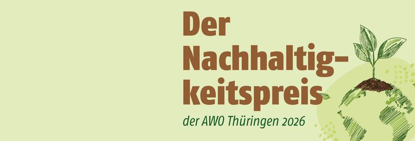 Nachhaltigkeitspreis der AWO Thüringen 2026
