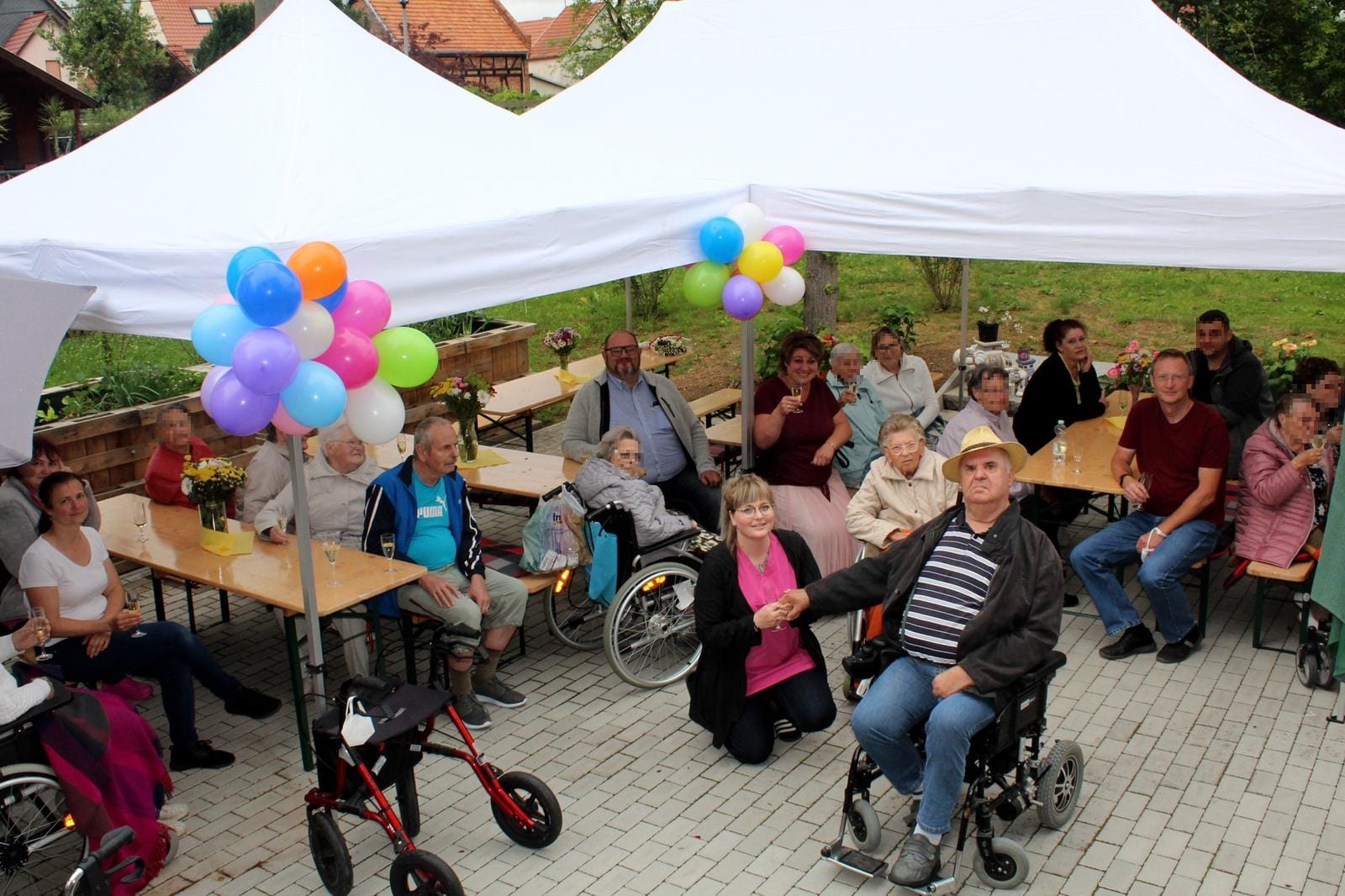 Auch in Barchfeld fand ein kleines Fest zum 1. Jahrestag statt.