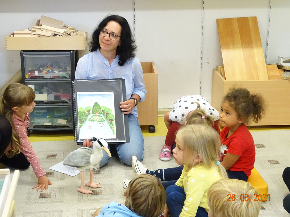 Buchvorstellung im Kindergarten