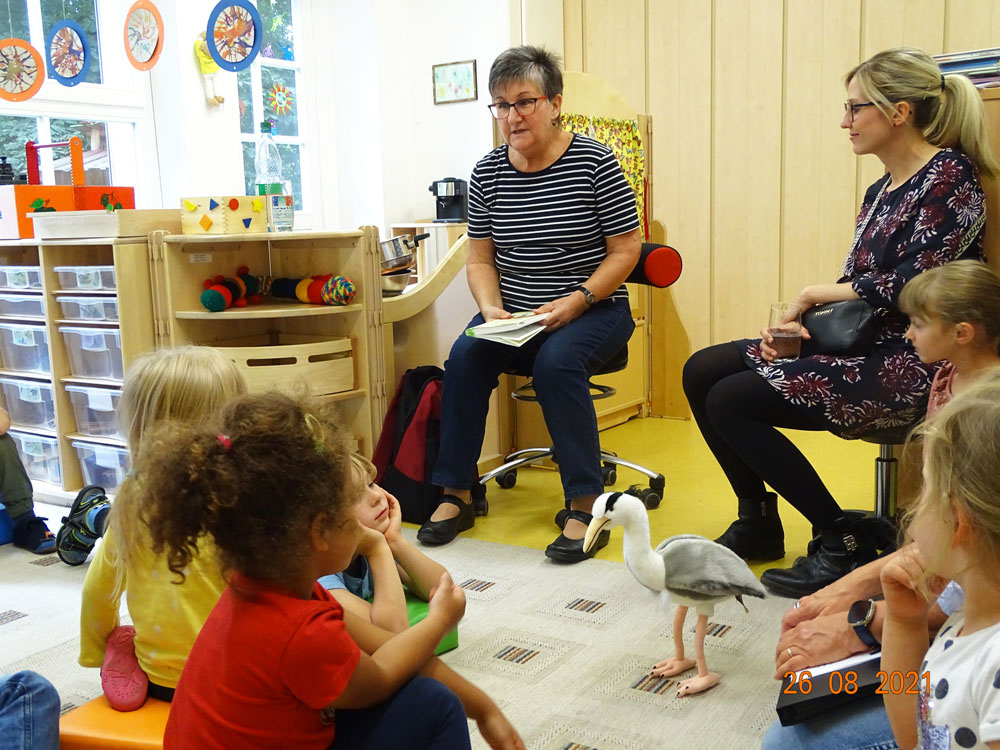 Buchvorstellung im Kindergarten
